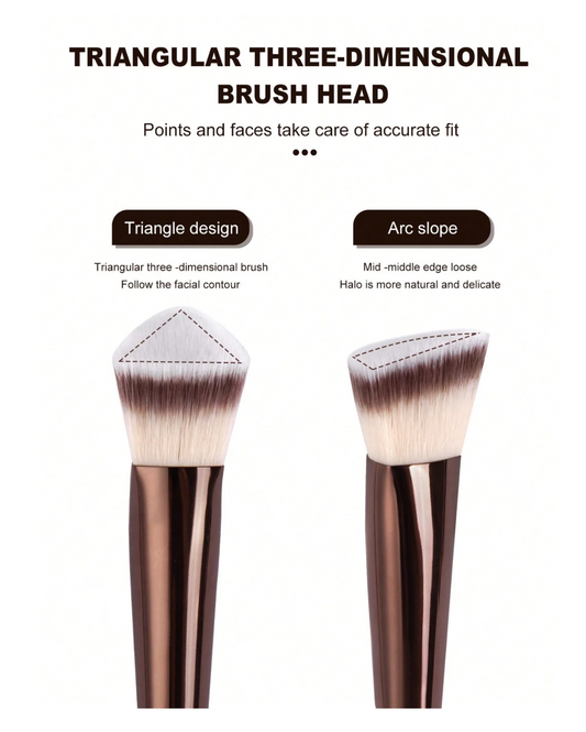 MAANGE - Brocha de Rostro Angular Maquillaje Profesional