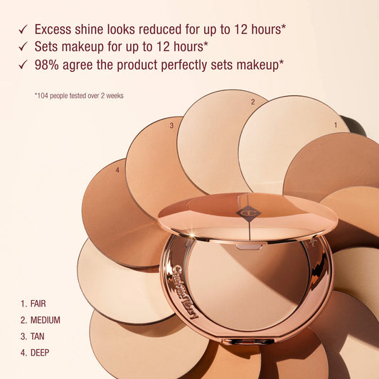 CHARLOTTE TILBURY - Mini Airbrush Flawless Finish Refillable Blurring & Setting Powder