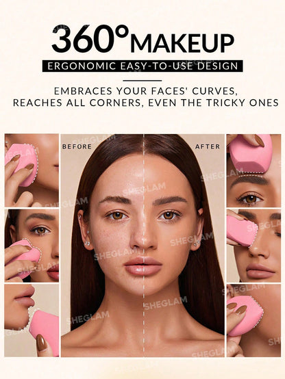 SHEGLAM - Esponja de maquillaje multifacética