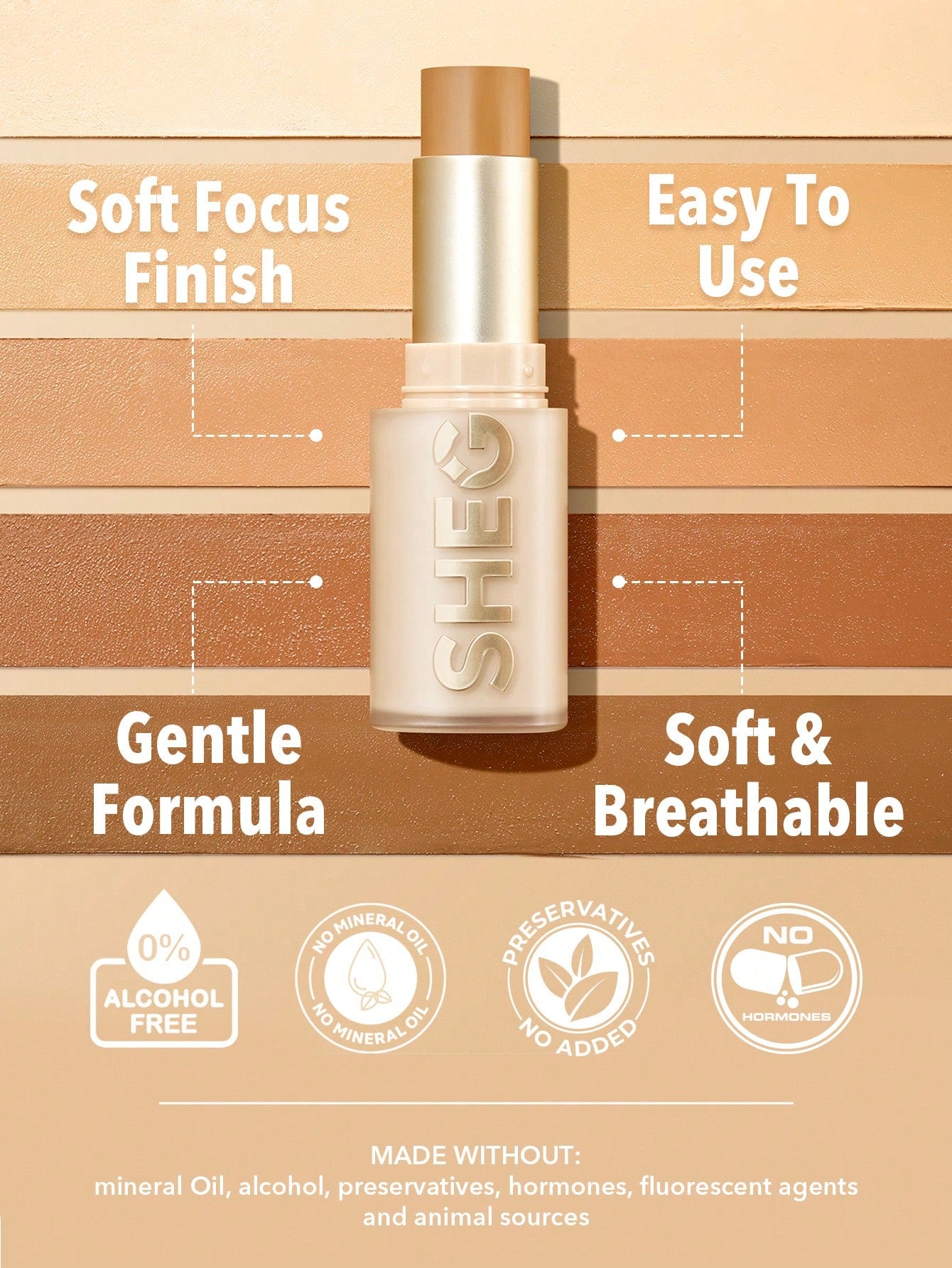 SHEGLAM - Base de maquillaje hidratante Skin Magnet