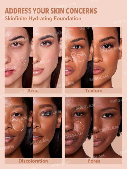 SHEGLAM - Base de maquillaje hidratante Skinfinite