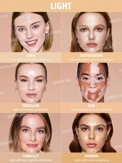 SHEGLAM - Base de maquillaje hidratante Skinfinite