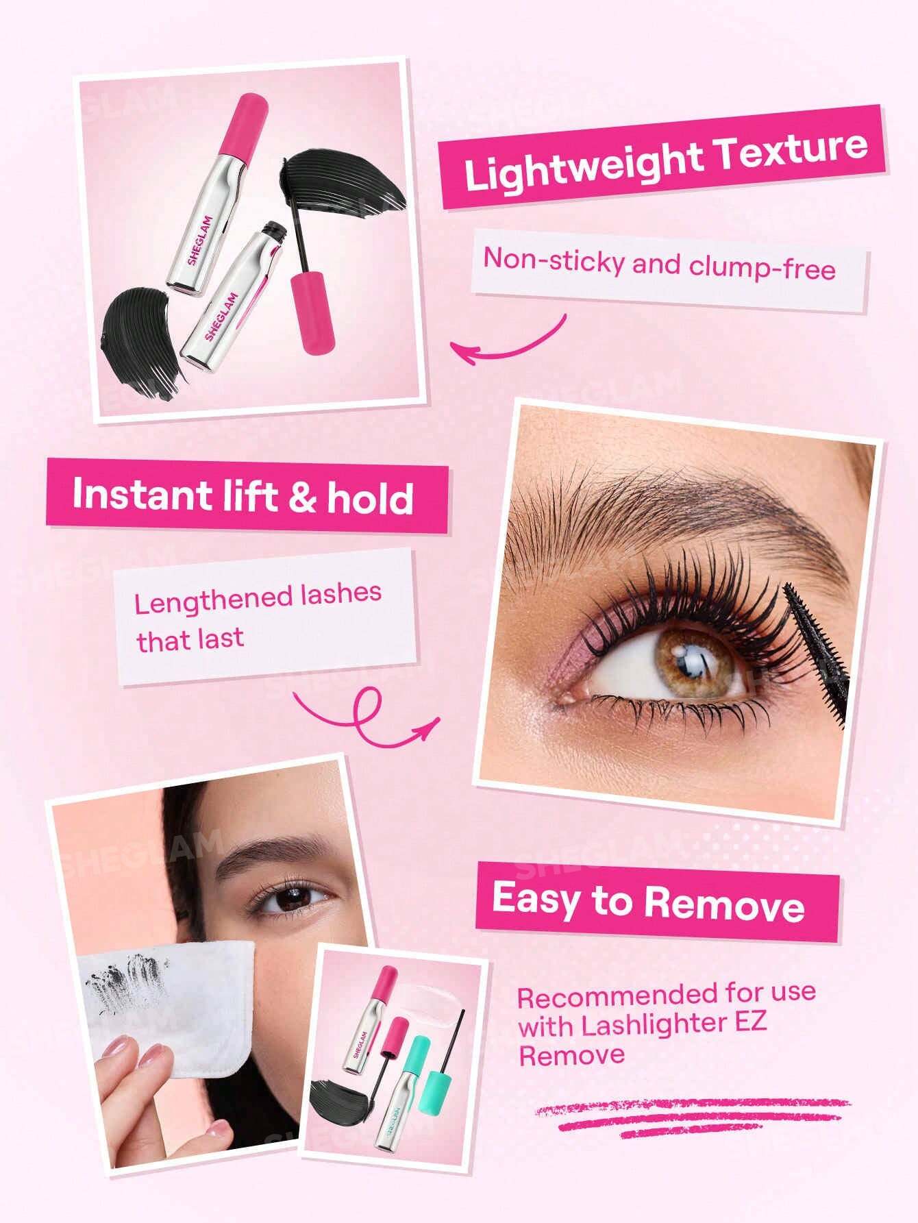 SHEGLAM - Lashlighter Up & Out Máscara de pestañas