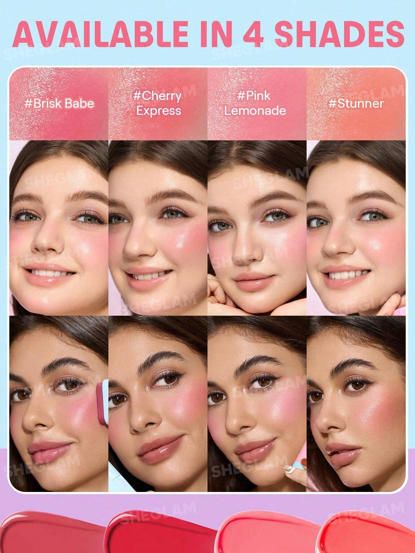 SHEGLAM - Glass Glow Blush Stick (en stock)
