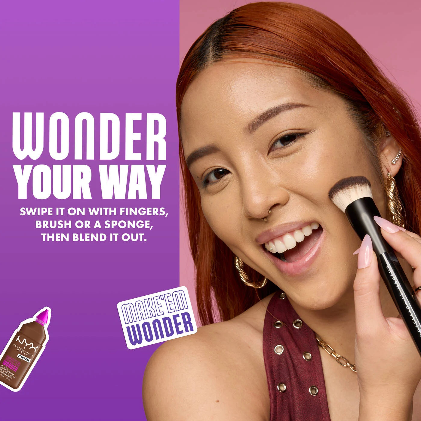 NYX - Make ‘Em Wonder™ Soft Matte Buildable Foundation 30ml