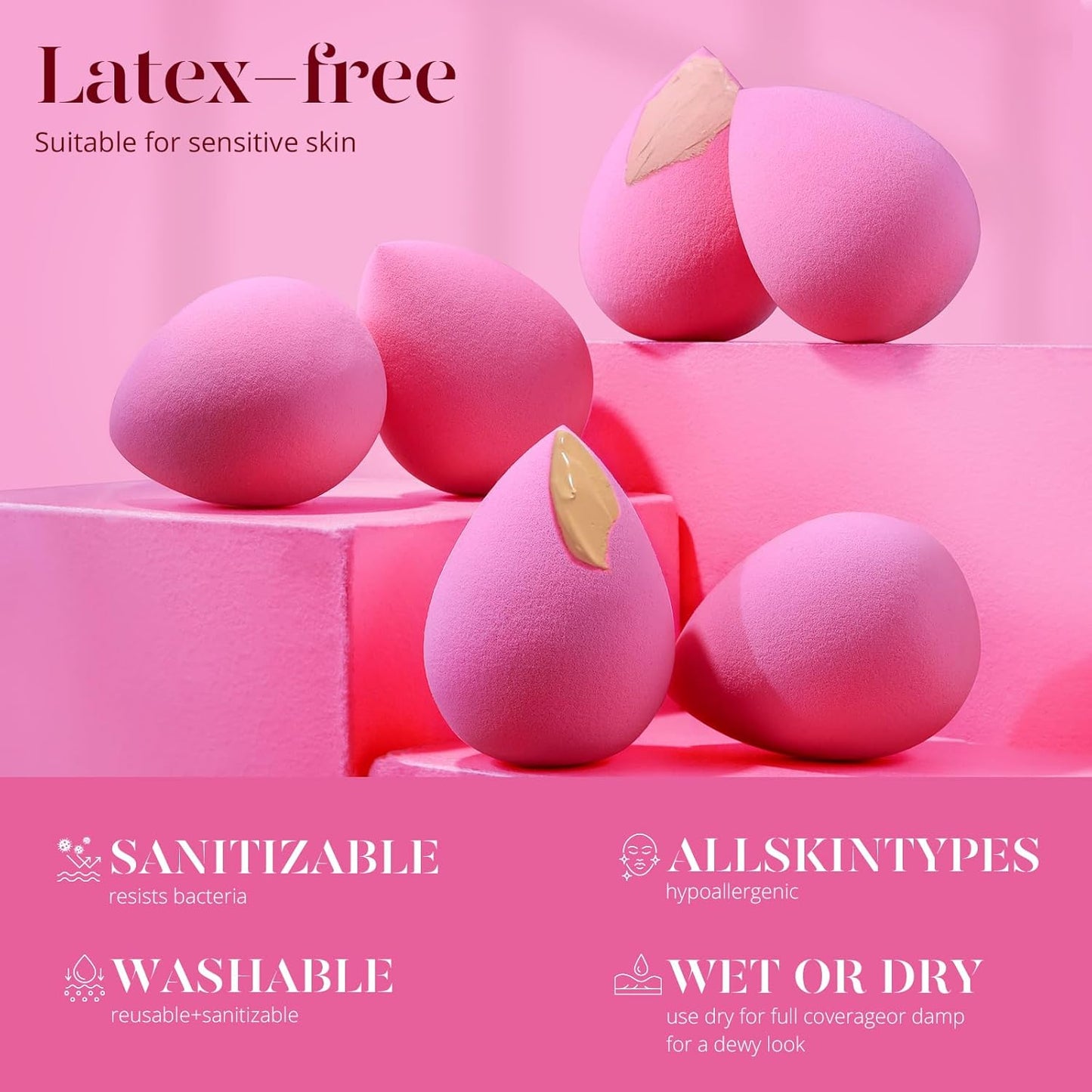 AOA - Soft Blend Sponge Set (x6)