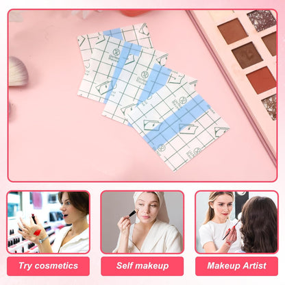 Paleta Adhesiva Transparente para Mezcla de Maquillaje - Pack x20