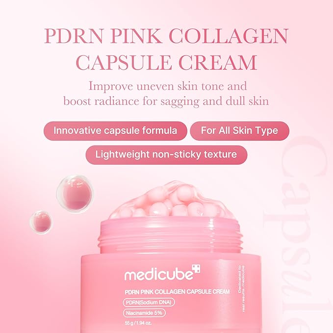 MEDICUBE - PDRN Pink Collagen Capsule Cream 55gr