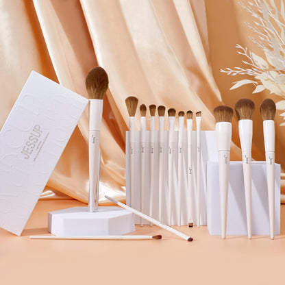 JESSUP - Brochas de maquillaje Profesional Set 14 pc