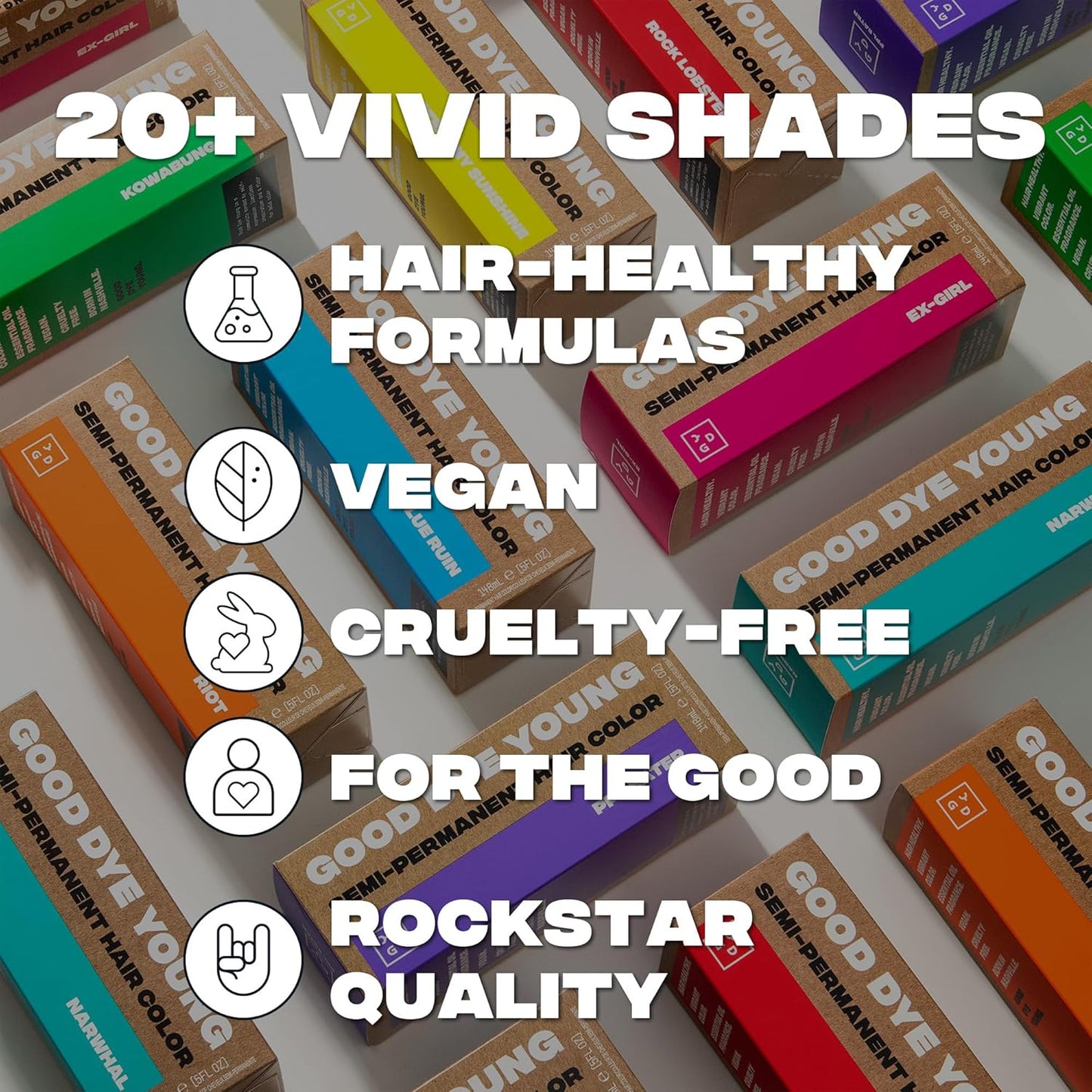 GOOD DYE YOUNG - Tinta de Cabello Semi-permanente de colores 5oz