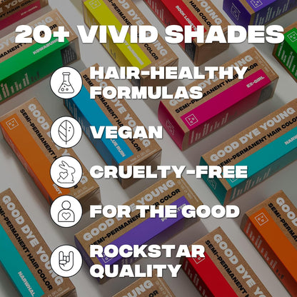 GOOD DYE YOUNG - Tinta de Cabello Semi-permanente de colores 5oz