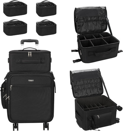 RELAVEL - Beauty Pro Maletin Rolling Case XXL - 3 EN 1