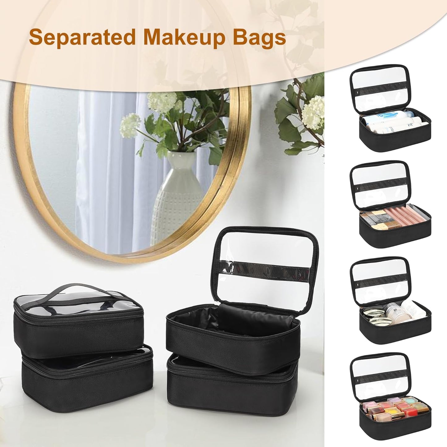 RELAVEL - Maletín de Beauty con ruedas  7 en 1