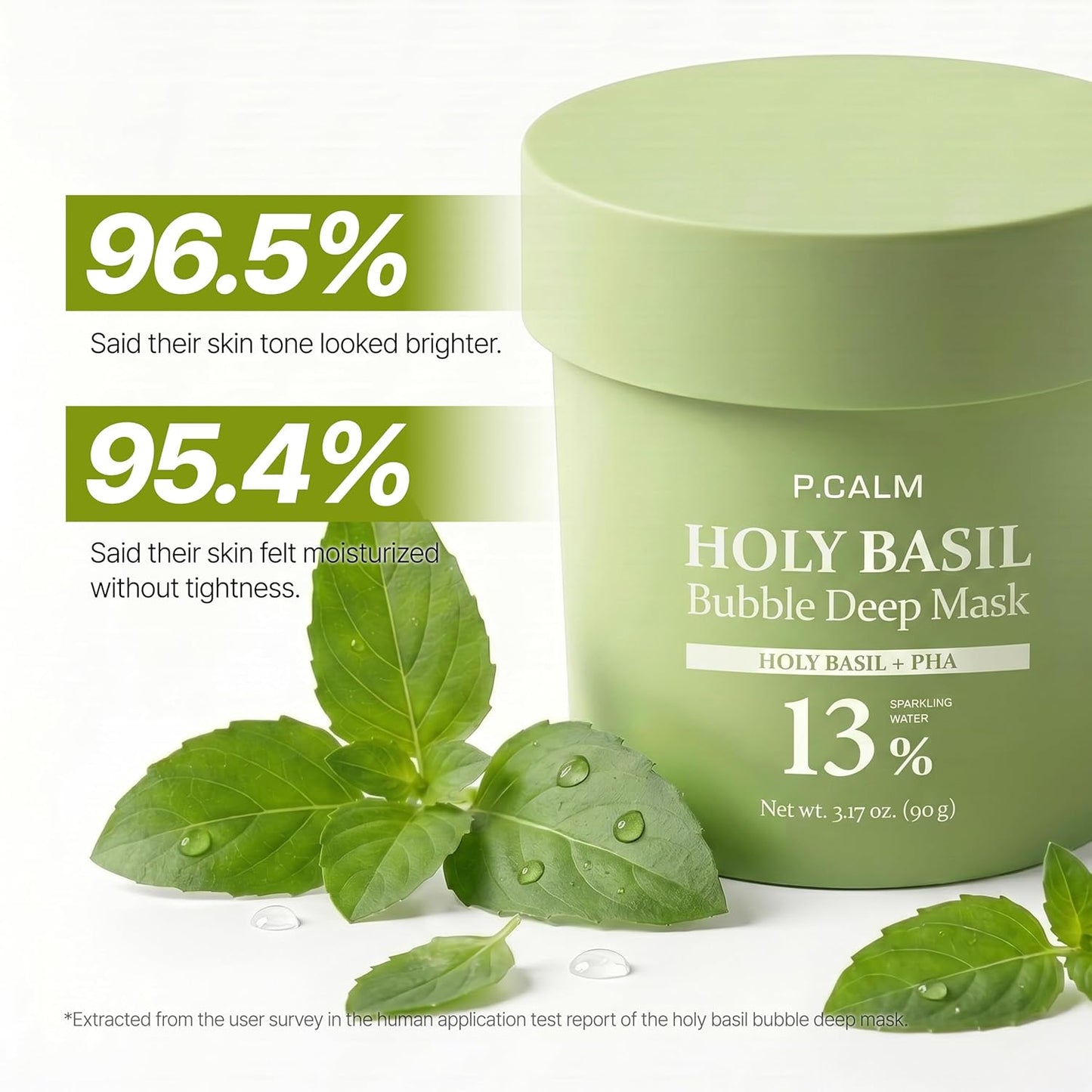 P.CALM - Holy Basil Booble Deep mask 90G