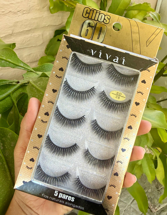 VIVAI - Pestaás Postizas Pack x5