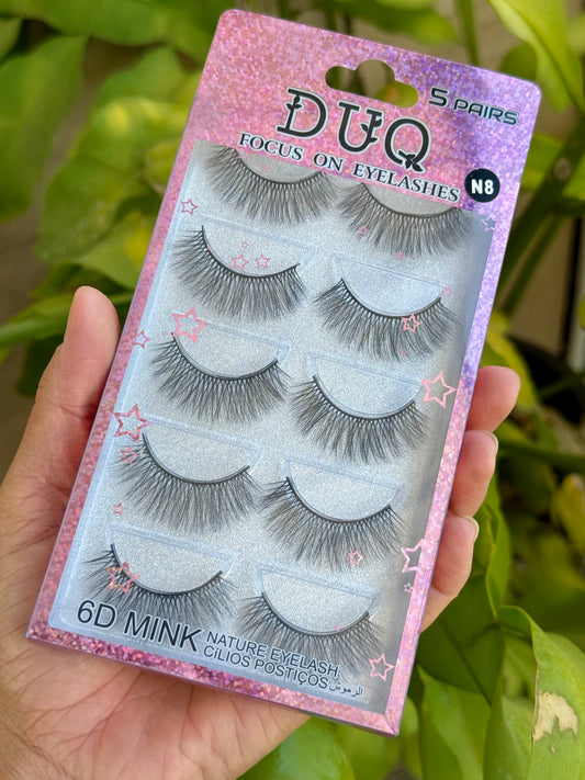 DUQ - Pestañas Postizas pack 5 pares