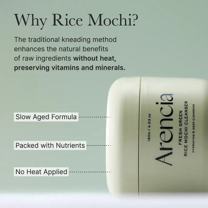 ARENCIA - Fresh Green Rice Mochi Cleanser 120gr