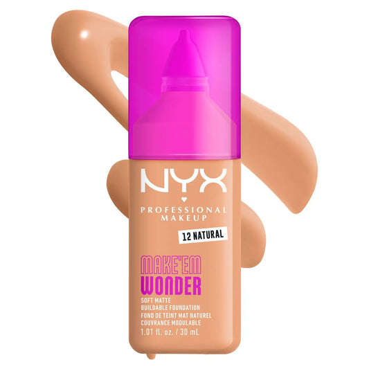 NYX - Make ‘Em Wonder™ Soft Matte Buildable Foundation 30ml