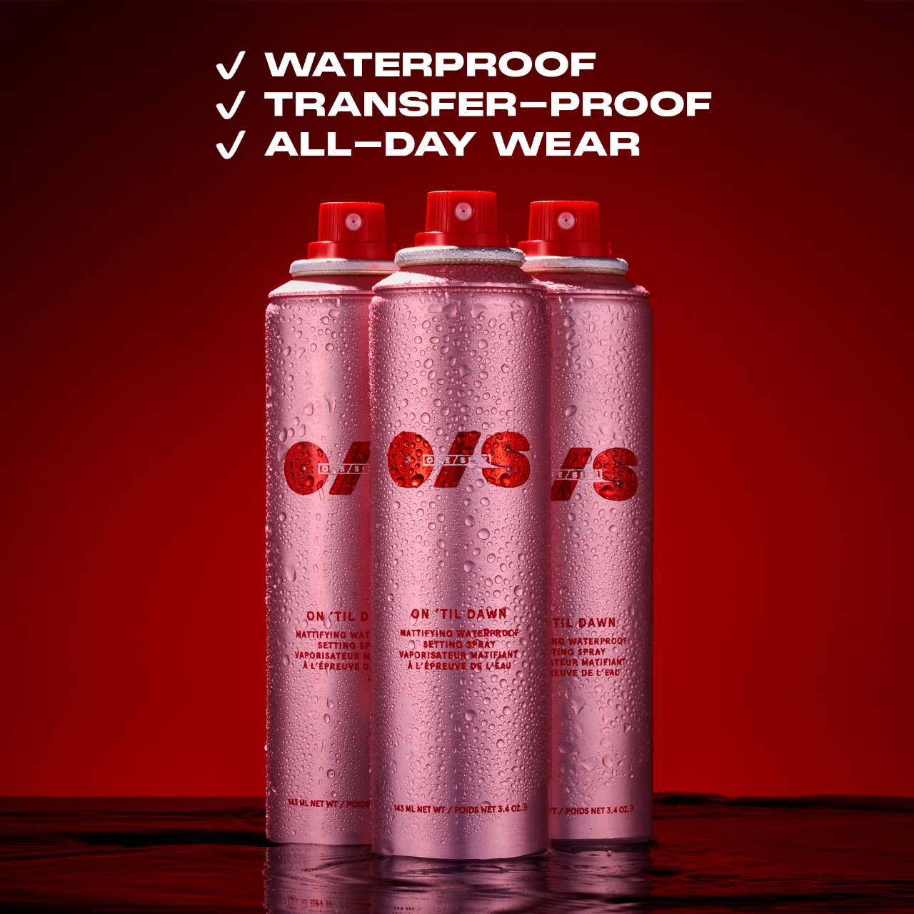 ONE SIZE - On 'Til Dawn Mattifying Waterproof Setting Spray