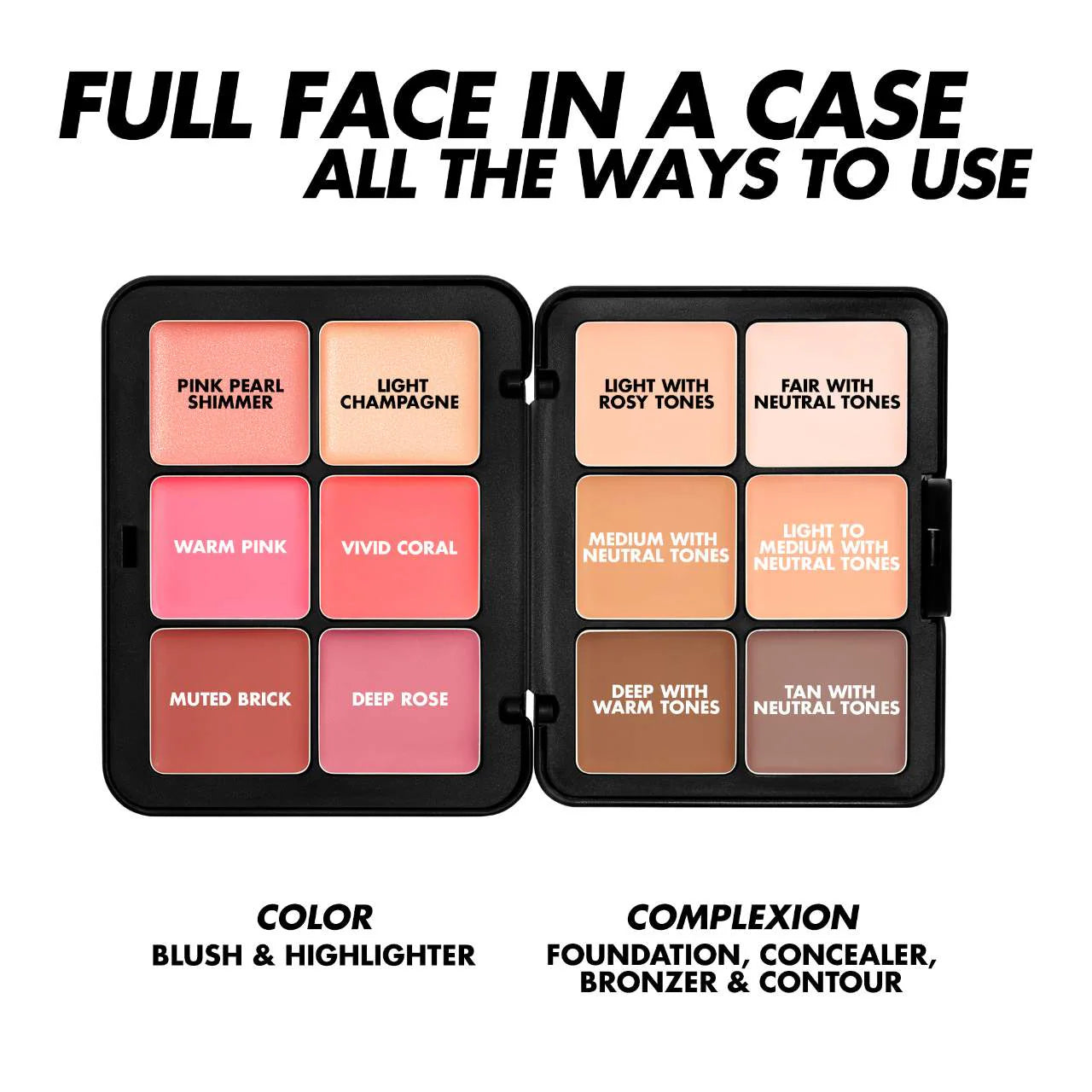 MAKEUP FOR EVER -  HD Skin Face Essentials Long-Lasting Full Face Cream Palette