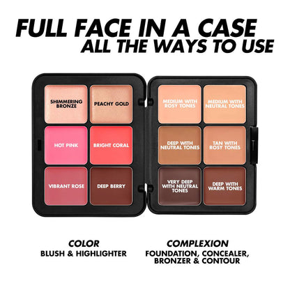 MAKEUP FOR EVER -  HD Skin Face Essentials Long-Lasting Full Face Cream Palette