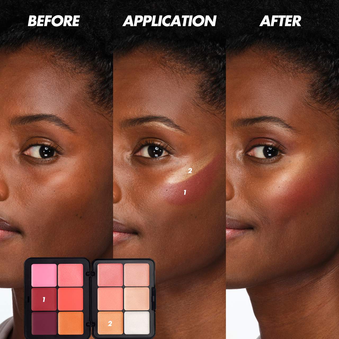 MAKE UP FOR EVER  HD Skin Blush & Glow Longwear Cream Face Palette