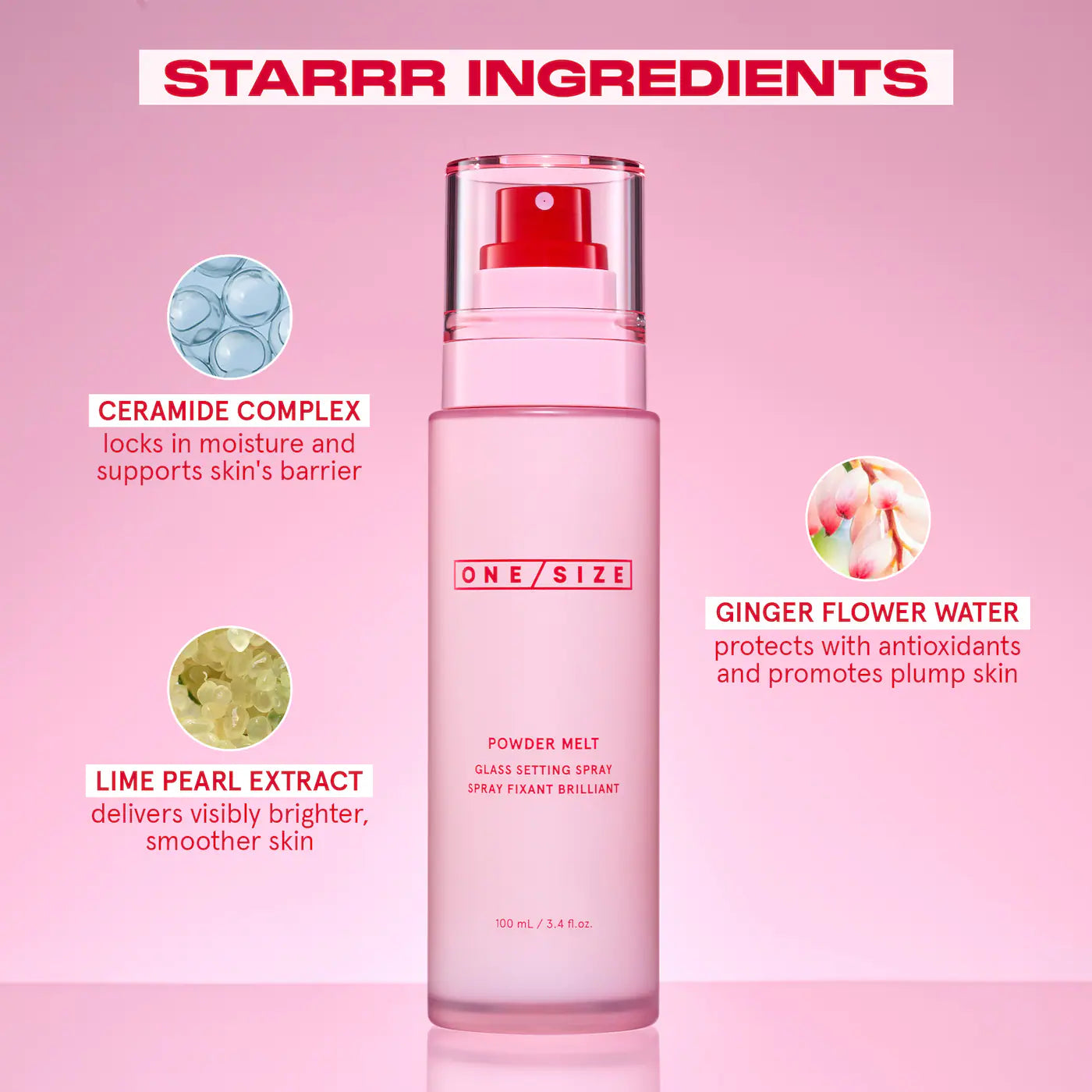 ONE SIZE - Powder Melt Glass Setting Spray