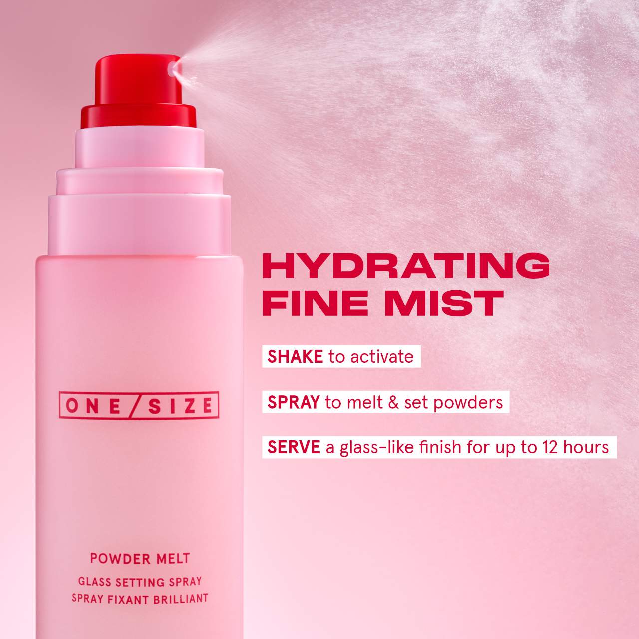 ONE SIZE - Powder Melt Glass Setting Spray