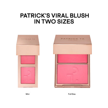 PATRICK TA - Mini Major Headlines Double-Take Crème & Powder Blush Duo